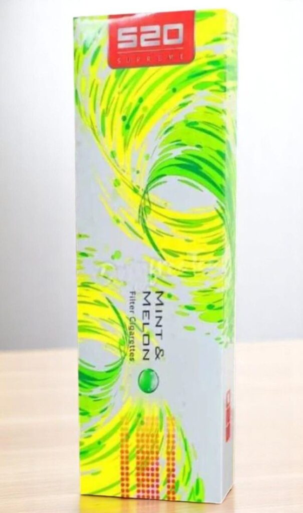 บุหรี่นอก 520 Supreme Melon & Mint (1เม็ดบีบ)