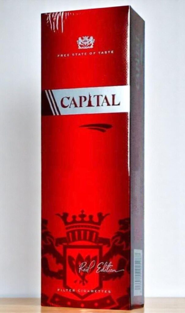 บุหรี่นอก Capital Red Edition (ซองแข็ง)
