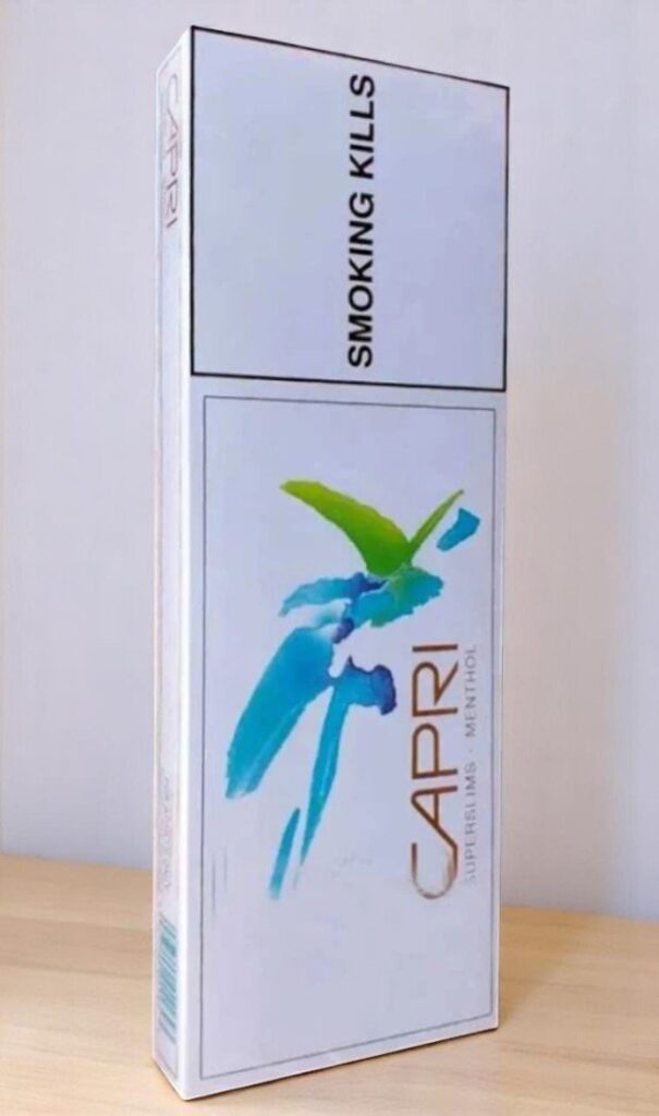 บุหรี่นอก Capri Menthol (ซองแข็ง)