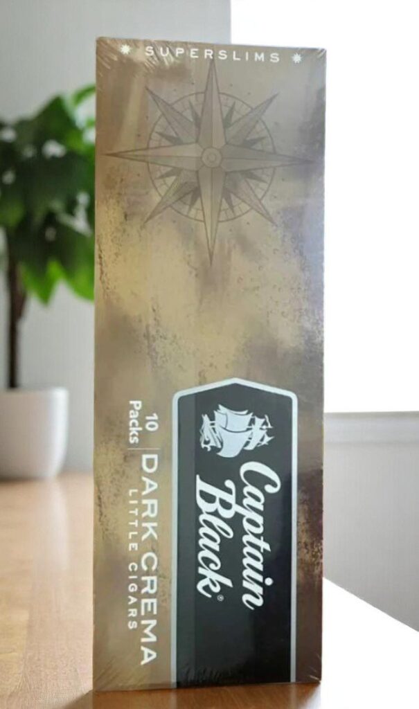 บุหรี่นอก Captain Black Crema (สลิม)พร้อมส่ง