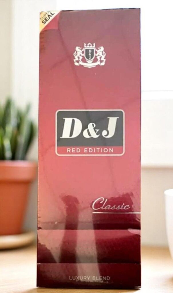 บุหรี่นอก D&J Red Edition (ซองแข็ง)