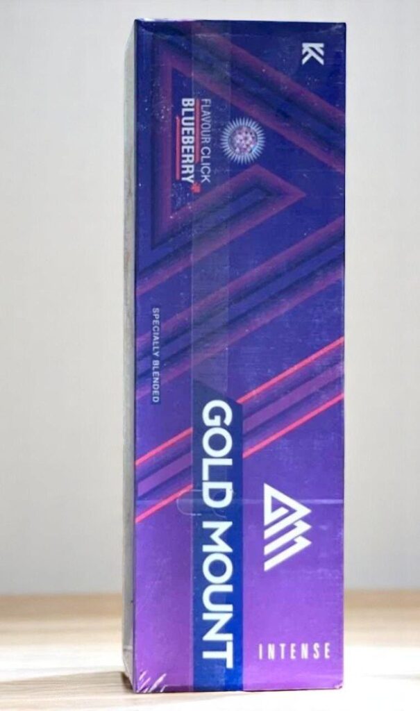บุหรี่นอก Gold Mount Blueberry (1เม็ดบีบ)