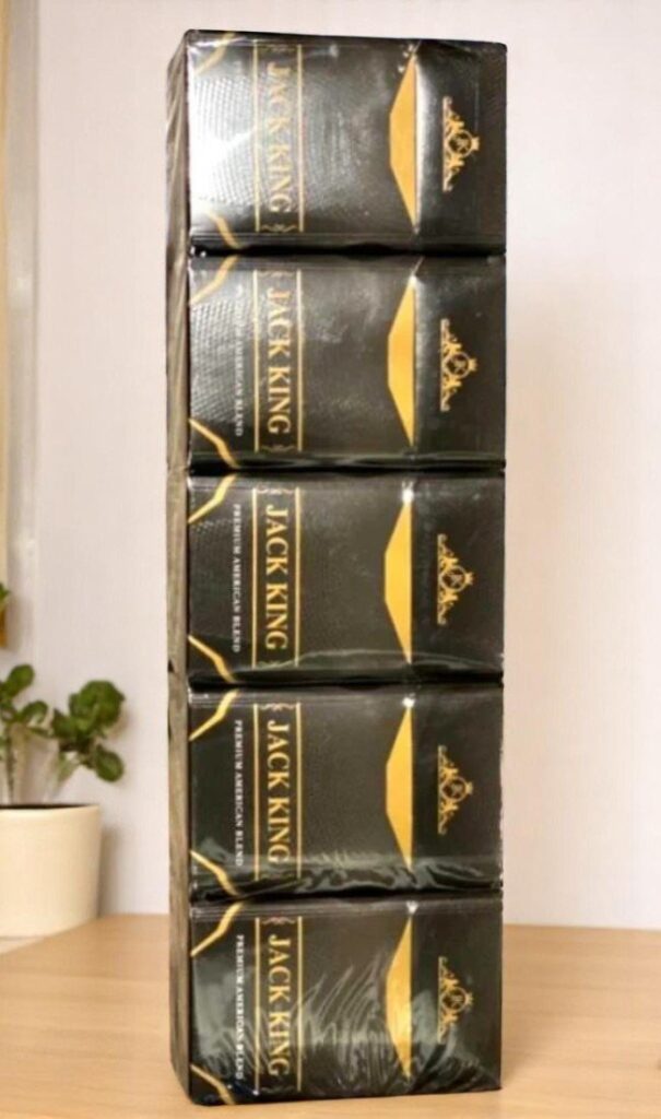 บุหรี่นอก Jack King Black (ซองแข็ง)พร้อมส่ง