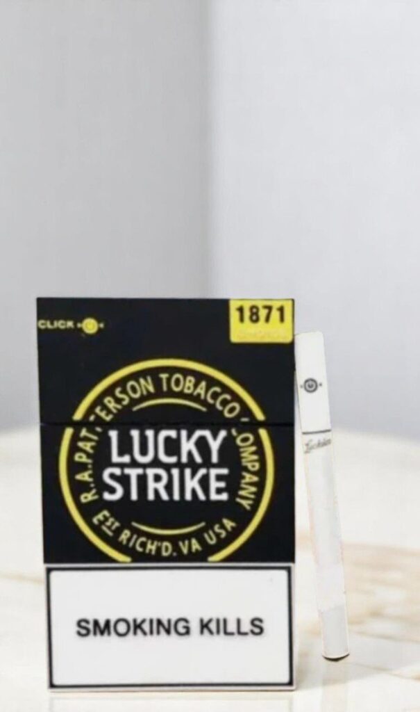 บุหรี่นอก Lucky Strike Lemon (1เม็ดบีบ)