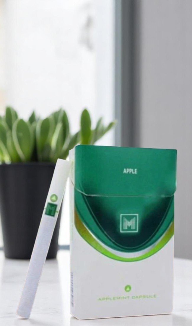 บุหรี่นอก M Apple Mint (1เม็ดบีบ)