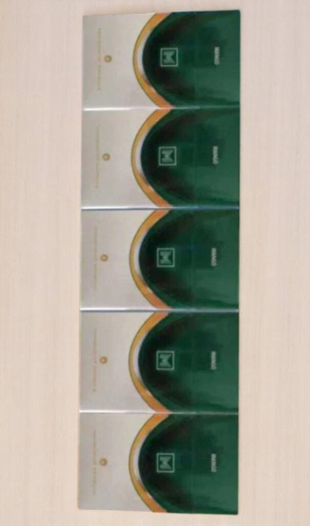 บุหรี่นอก M Mango Mint (1เม็ดบีบ)