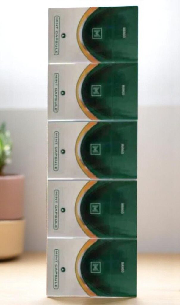 บุหรี่นอก M Mint (1เม็ดบีบ)