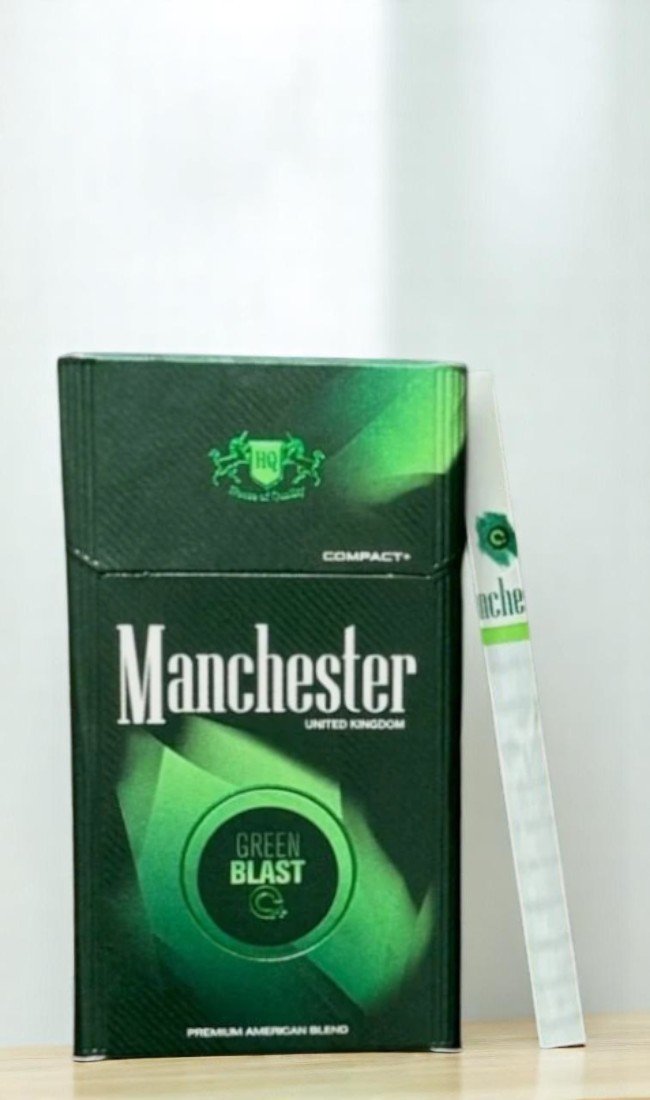 บุหรี่นอก Manchester Apple Mint (1เม็ดบีบ)