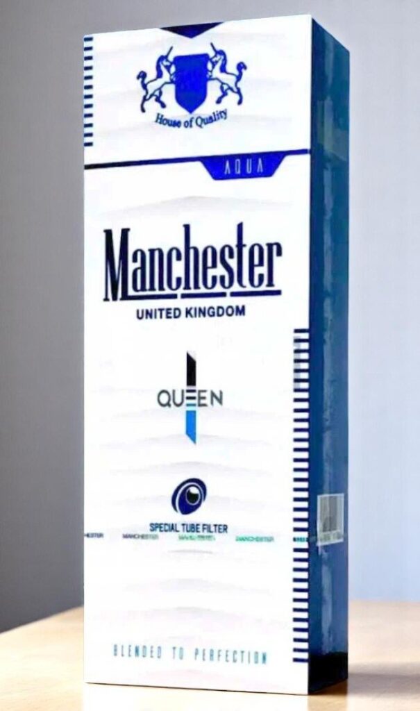 บุหรี่นอก Manchester Aqua Queen