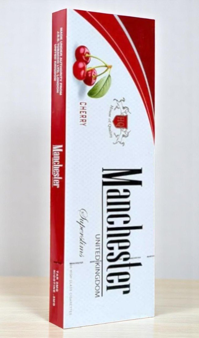 บุหรี่นอก Manchester Cherry Slims