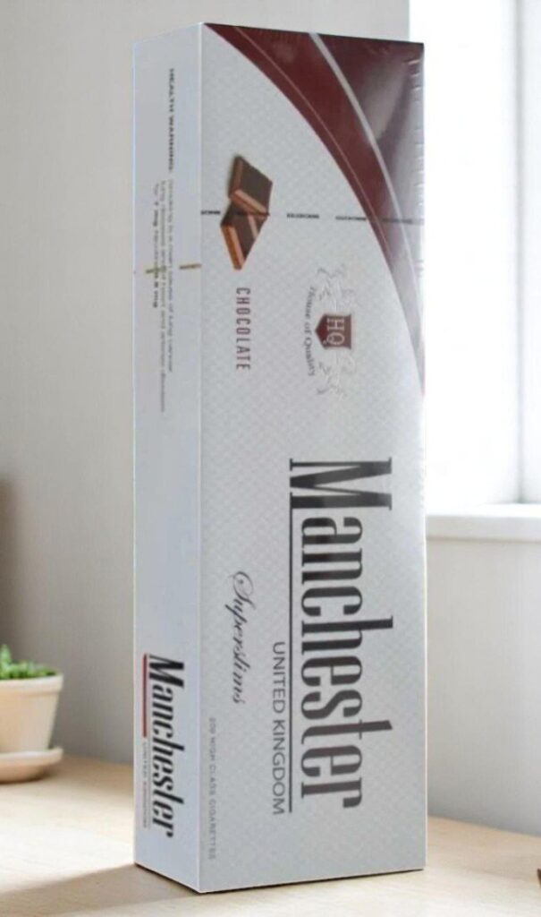บุหรี่นอก Manchester Chocolate Slims