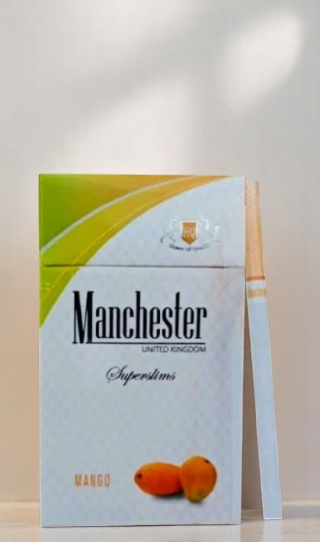 บุหรี่นอก Manchester Mango Slims
