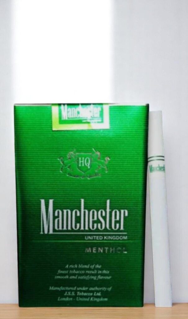 บุหรี่นอก Manchester Menthol Kingdom (ซองอ่อน)