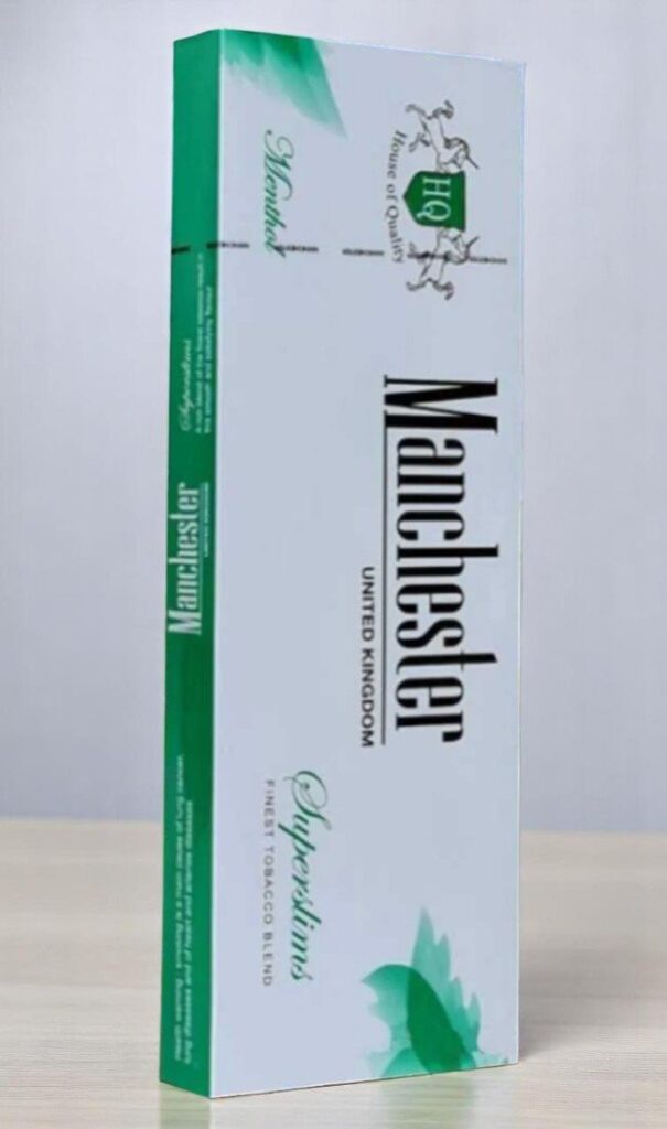 บุหรี่นอก Manchester Menthol Slims