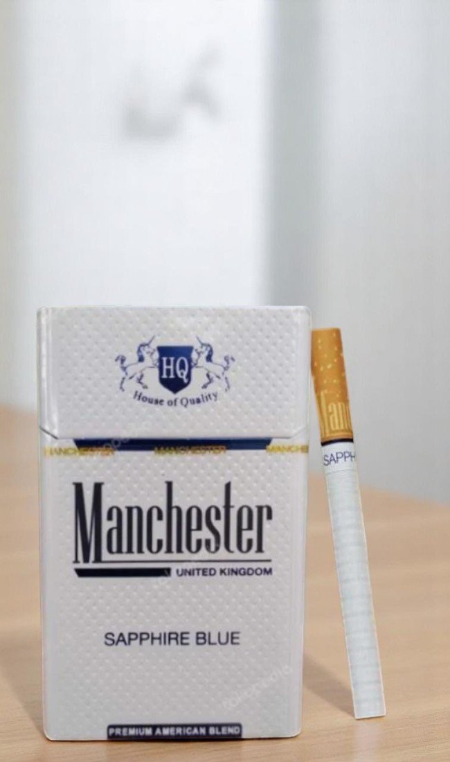 บุหรี่นอก Manchester Sapphire Blue