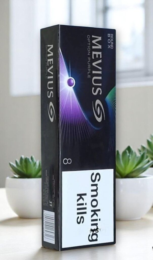 Mevius Option Purple 8 Blueberry & Menthol (1เม็ดบีบ) | Mevius Option Purple 8 Blueberry & Menthol