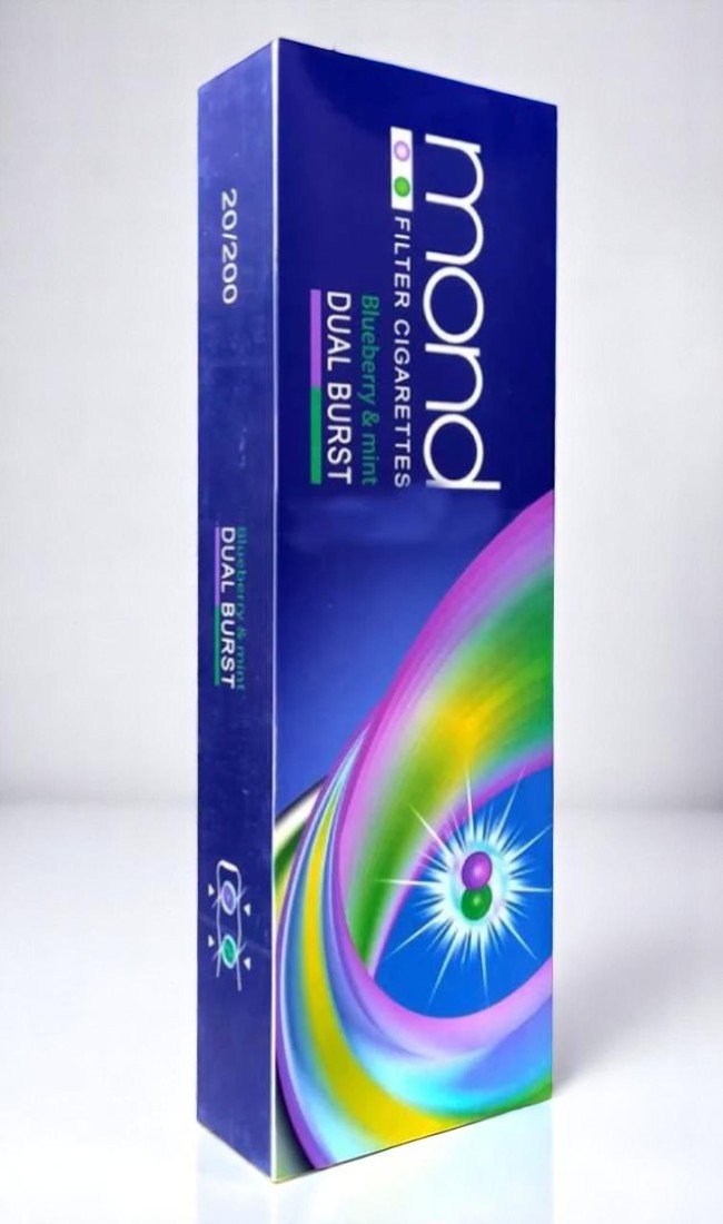 Mond Dual Burst Blueberry & Mint (2เม็ดบีบ)