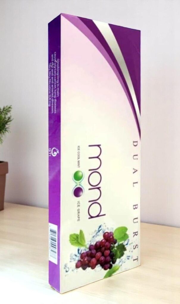 Mond Dual Burst Ice Grape+Ice Cool Mint (2เม็ดบีบ) | Mond Dual Burst Ice Grape Ice Cool Mint