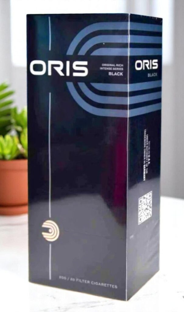 บุหรี่นอก Oris Black (ซองแข็ง)พร้อมส่ง