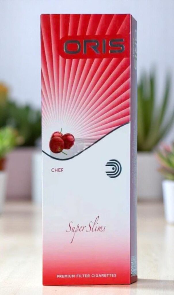 บุหรี่นอก Oris Cherry Slimsพร้อมส่ง