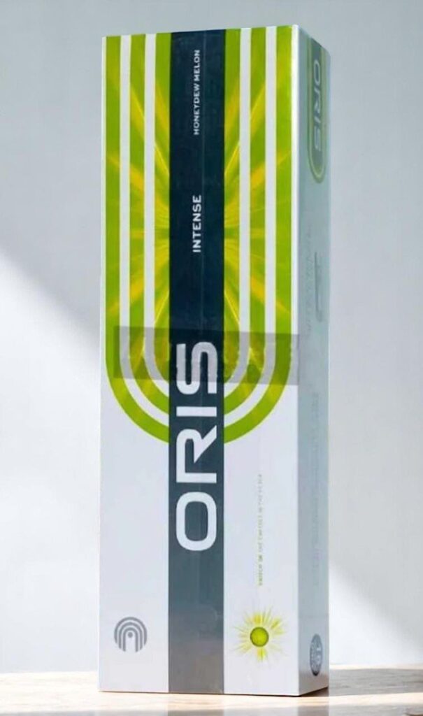 บุหรี่นอก Oris Intense Honeydew Melon Premium (1เม็ดบีบ)พร้อมส่ง