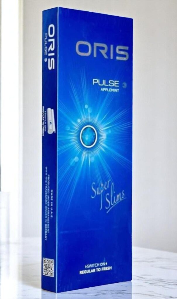 บุหรี่นอก Oris Pulse Apple Mint (1เม็ดบีบ)