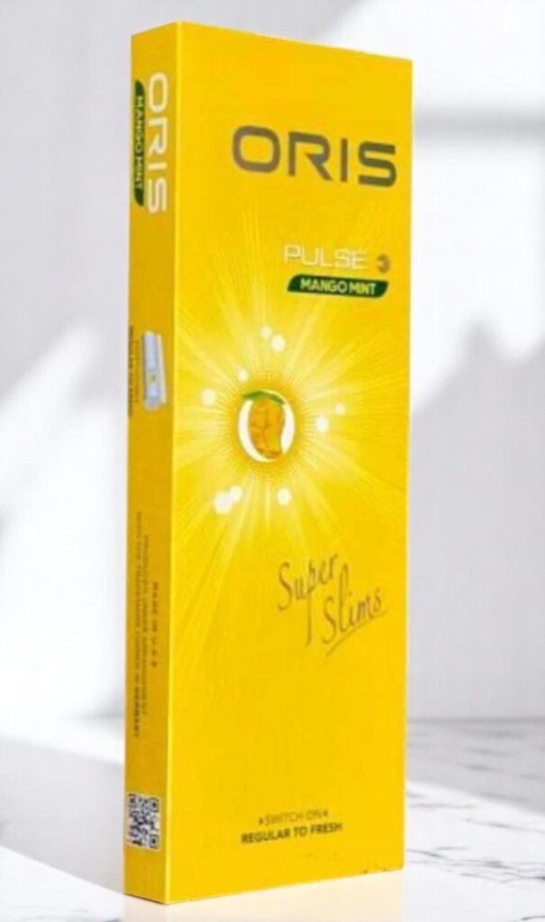 บุหรี่นอก Oris Pulse Mango Mint (1เม็ดบีบ)