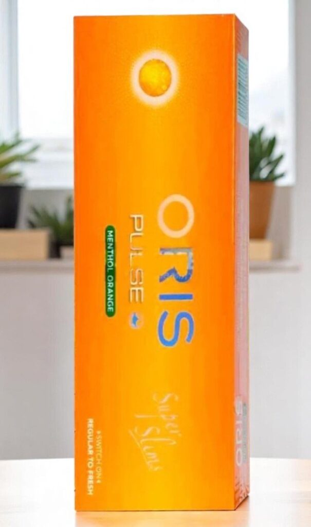 บุหรี่นอก Oris Pulse Menthol Orange (1เม็ดบีบ)พร้อมส่ง