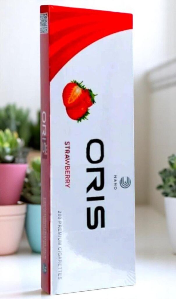 บุหรี่นอก Oris Strawberry Nano Slimsพร้อมส่ง