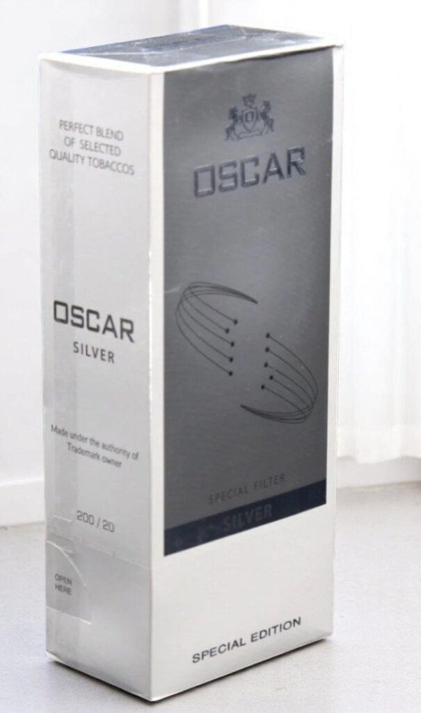 บุหรี่นอก Oscar Silver Special Edition (ซองแข็ง)