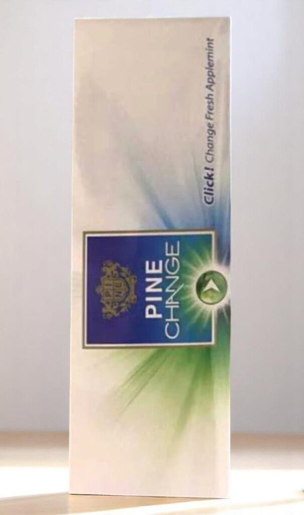 บุหรี่นอก Pine Change Apple Mint (1เม็ดบีบ)
