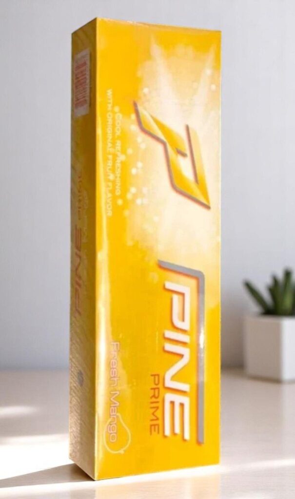 บุหรี่นอก Pine Prime Fresh Mango(1เม็ดบีบ)พร้อมส่ง