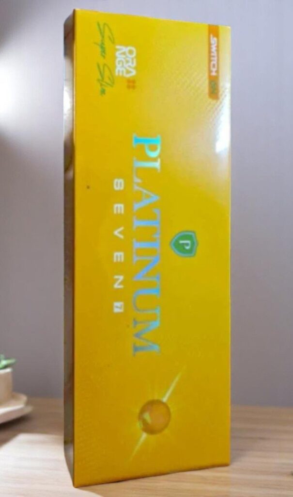 บุหรี่นอก Platinum Seven Orange (1เม็ดบีบ)
