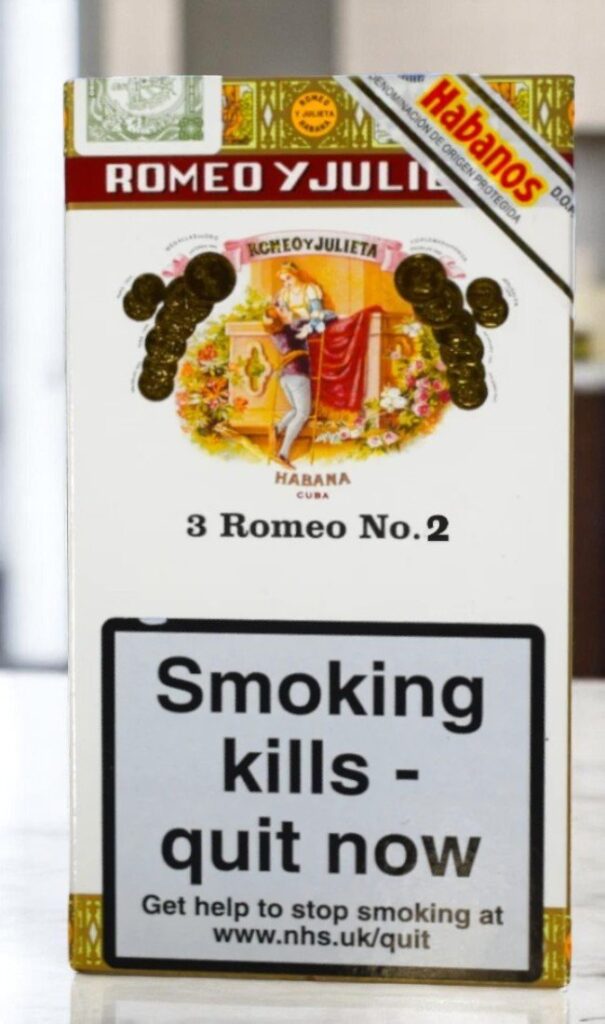 Romeo & Juliet 3 Romeo No.2 Habanos (3มวน) | Romeo & Juliet 3 Romeo No.2 Habanos