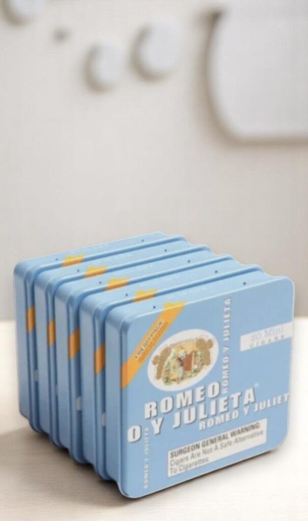บุหรี่นอก Romeo Y Julieta 1875 Minis Aroma Blue 2 7/8×20 (20มวน)พร้อมส่ง