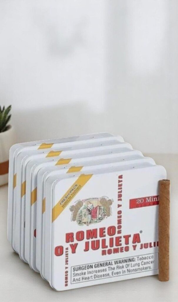 บุหรี่นอก Romeo Y Julieta Miniatures Mini White Original 2 7/8x20 (20มวน)พร้อมส่ง
