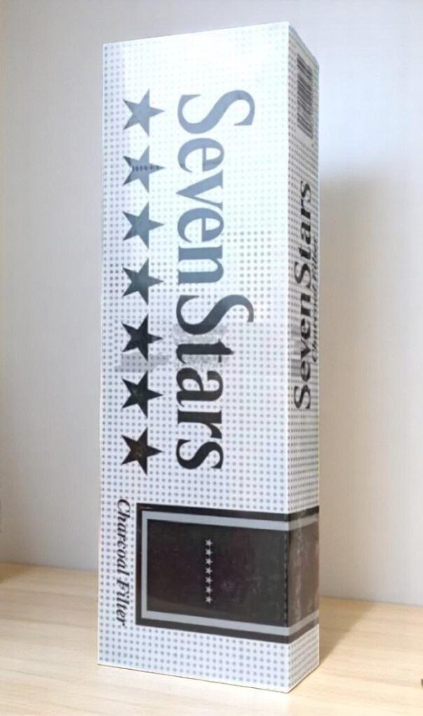 บุหรี่นอก Seven Stars Charcoal (ซองแข็ง)พร้อมส่ง