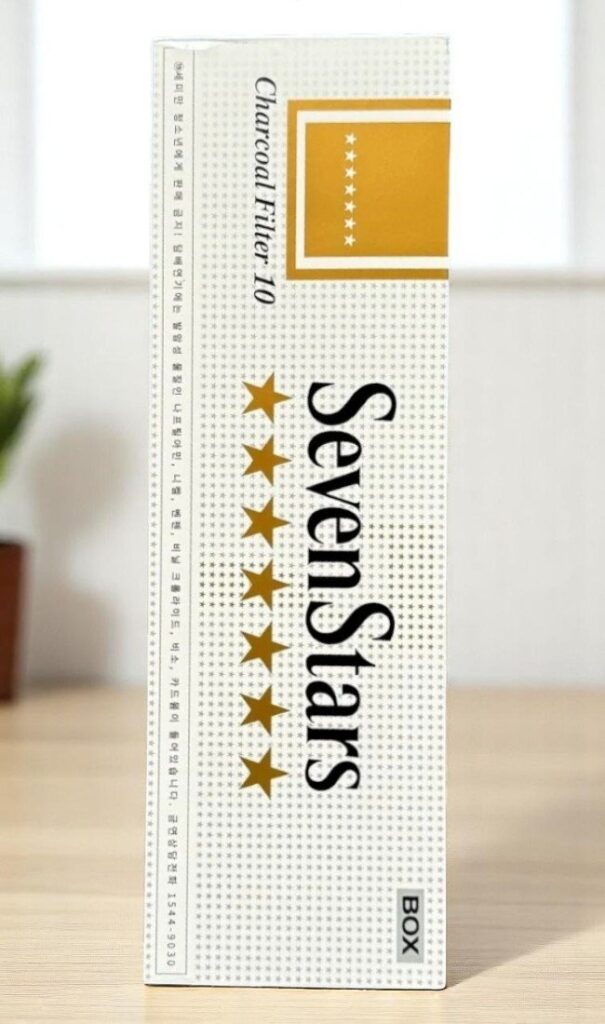 บุหรี่นอก Seven Stars Gold 10 Freemium (ซองแข็ง)พร้อมส่ง