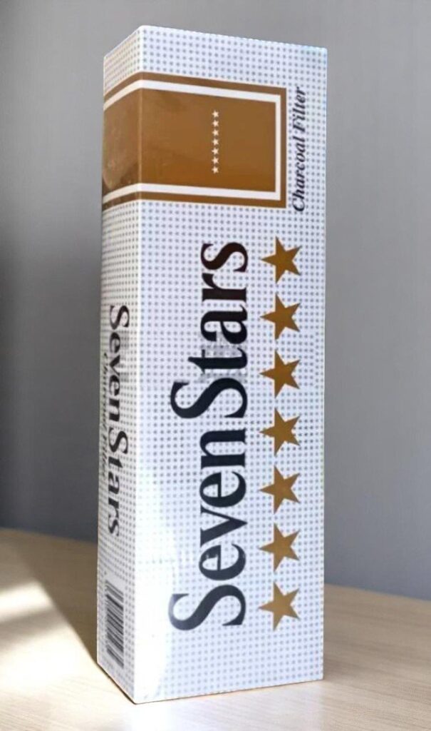 บุหรี่นอก Seven Stars Gold (ซองแข็ง)พร้อมส่ง