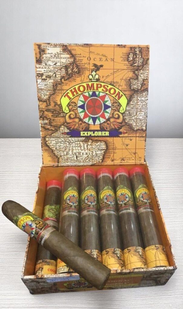 Thompson Explorer Flavors Gordito Habano Cherry Tubos 6×60 (20มวน) | Thompson Explorer Flavors Gordito Habano Cherry Tubos 6 60 20