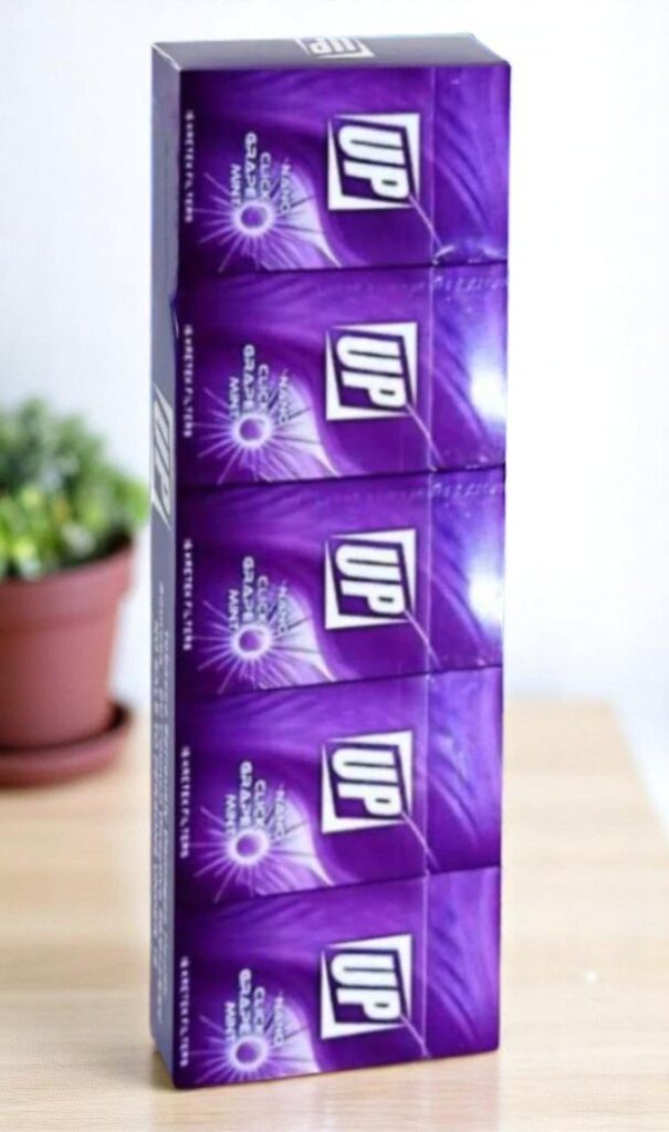 บุหรี่นอก UP Nano Click Grape Mint (1เม็ดบีบ)พร้อมส่ง