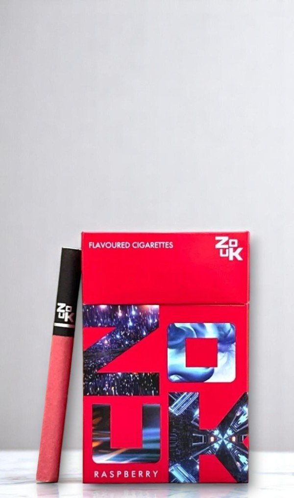 บุหรี่นอก Zouk Raspberry (ซองแข็ง)