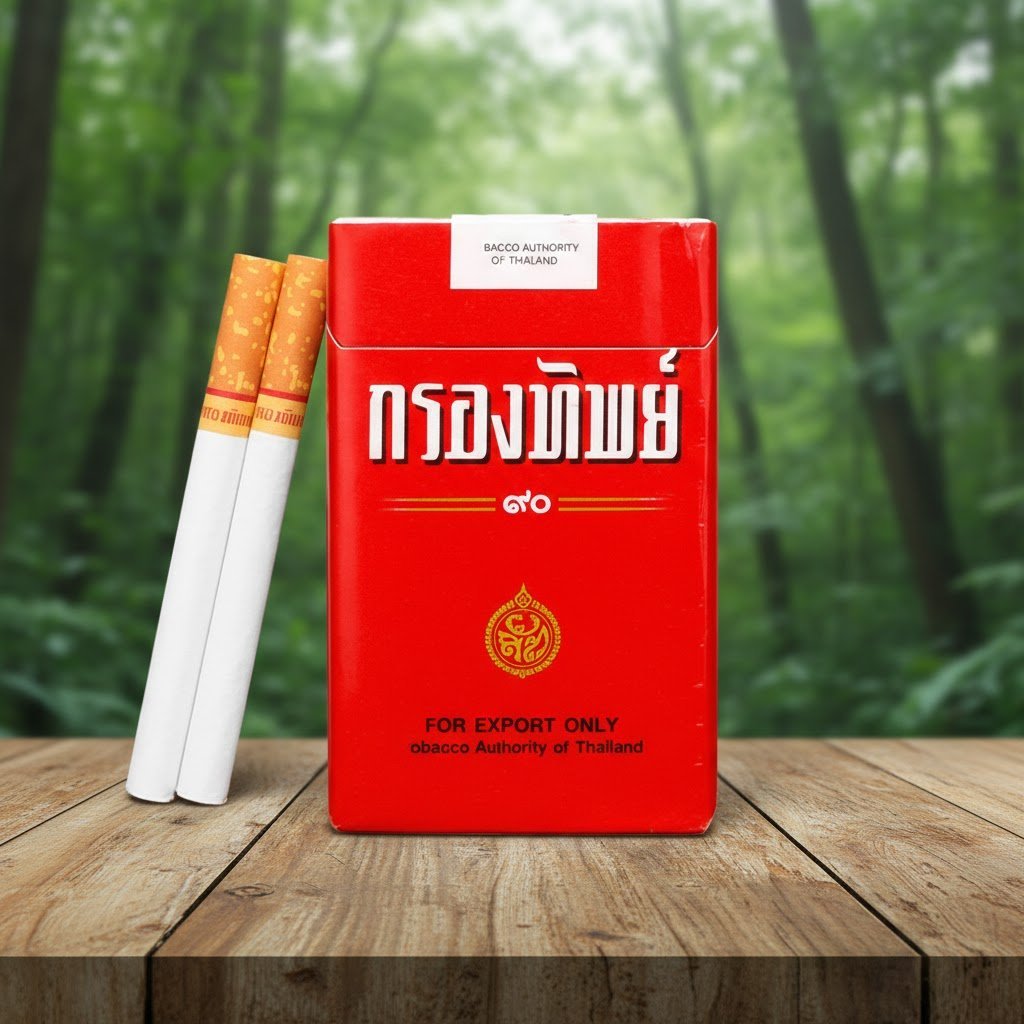 กรองทิพย 90 ซองอ่อน (Krongthip 90 Softpack) - บุหรี่ไทยเกรดส่งออกคุณภาพสูง | 90 Krongthip 90 Softpack