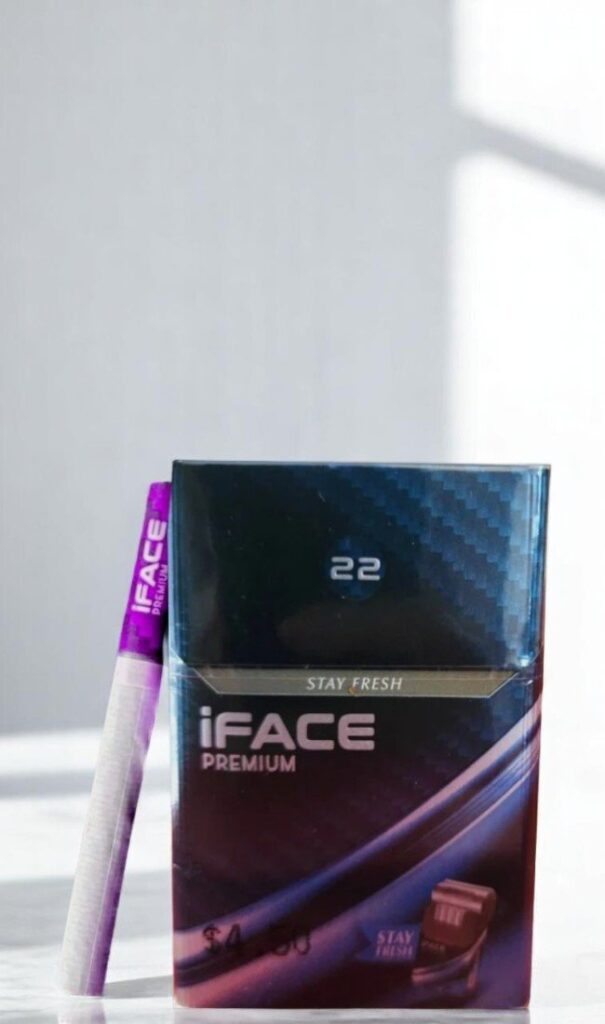 บุหรี่นอก iFACE Blue Premium (ซองแข็ง)พร้อมส่ง