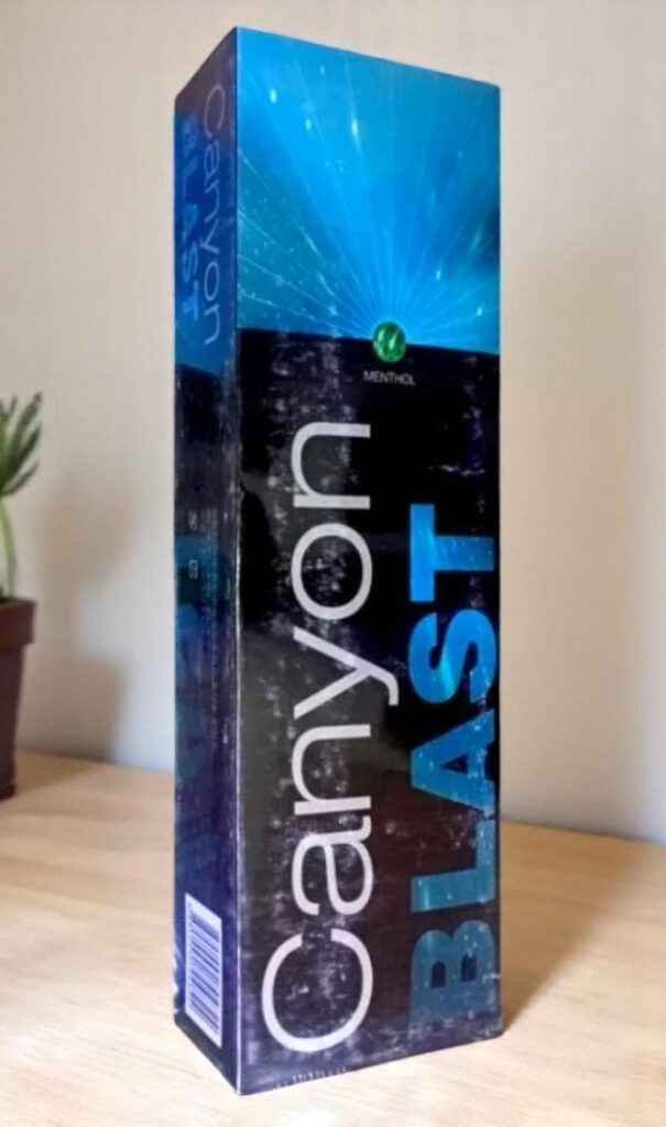 บุหรี่นอก Canyon Blast Menthol (1เม็ดบีบ)