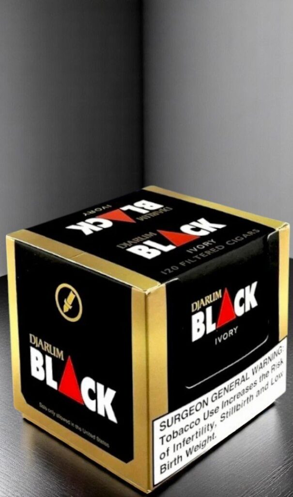 บุหรี่นอก Djarum Herbal Black Ivory (ซองแข็ง)