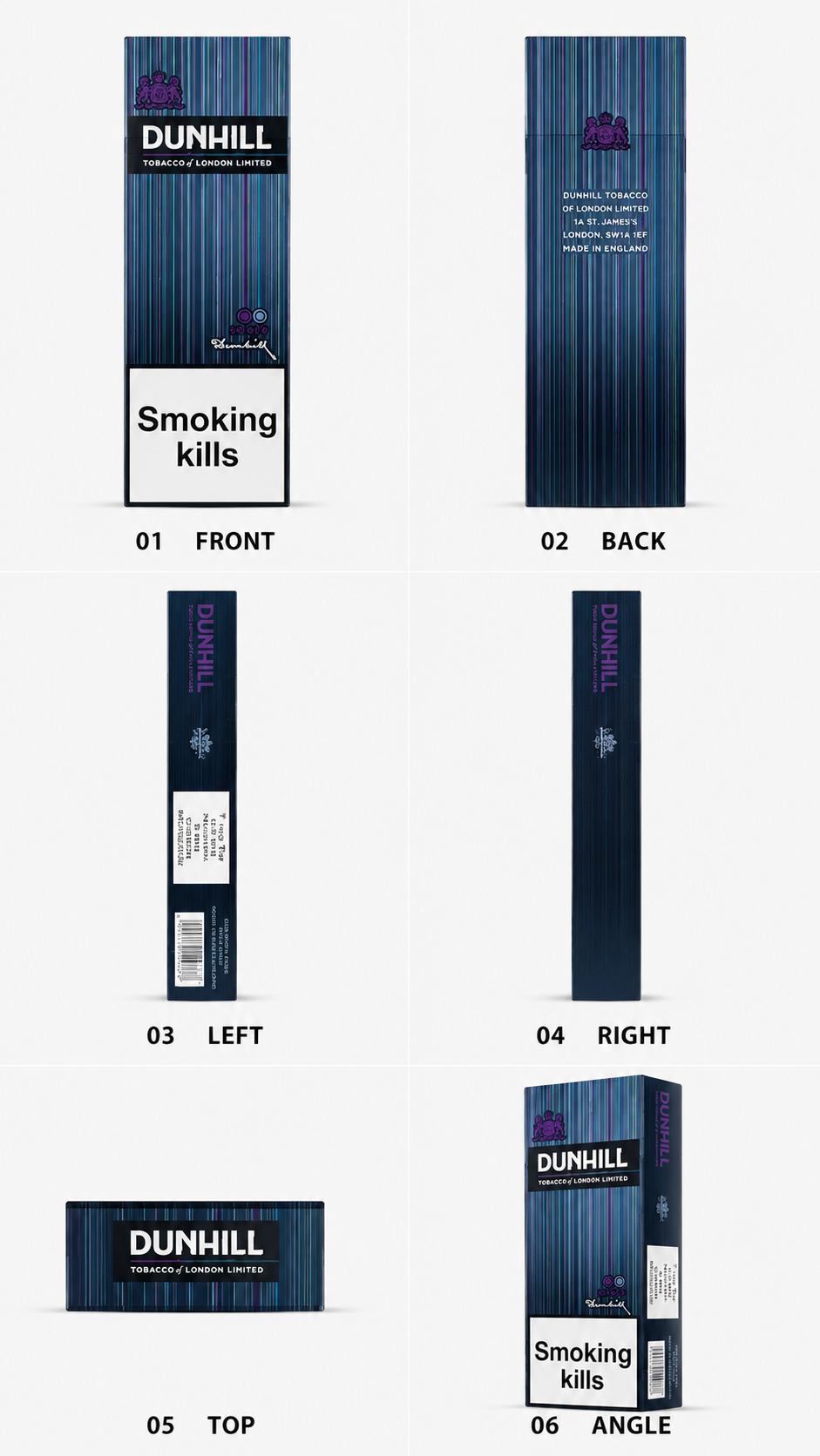 เธเธธเธซเธฃเธตเนเธเธญเธ Dunhill Blueberry & Menthol | Dunhill Blueberry & Menthol