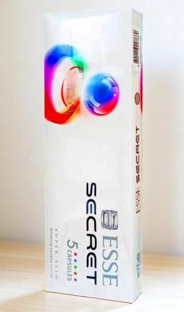 บุหรี่นอก Esse Secret 5 Random (1เม็ดบีบ)