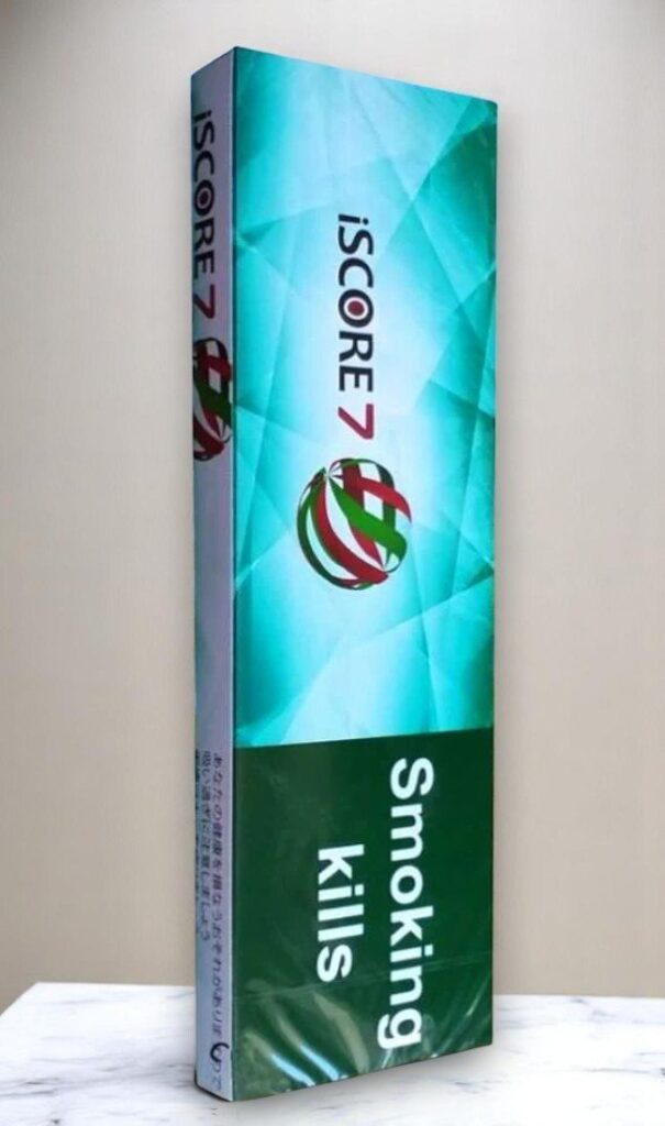 บุหรี่นอก iscore 7 Menthol (1เม็ดบีบ)