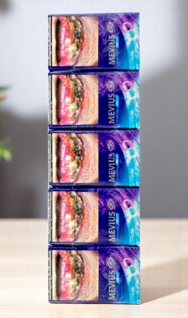 Mevius Midnight Blueberry & Mint (2เม็ดบีบ) | Mevius Midnight Blueberry & Mint